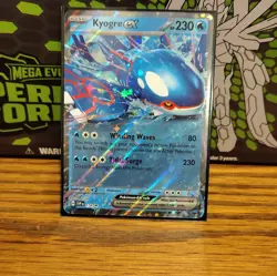 Pokemon Kyogre ex 178 SVP Promo Full Art Holo 230HP Winding Waves Tidal Surge - Image 1