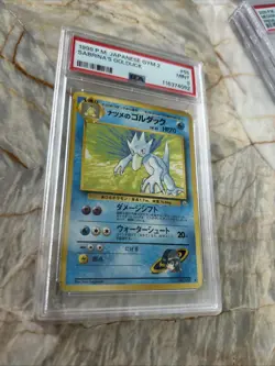 ⚡❄ 1999 Pokemon Japanese Gym 2 #55 Sabrina's Golduck PSA 9 Graded ⚡❄⚡❄ - Image 1