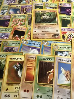 Pokemon Bulk Japanese/English 93 Card Vintage Gym Heroes Lot H - Image 3