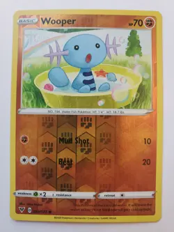 WOOPER 083/185 Vivid Voltage Pokemon 2020 Reverse Holo - NMT - Free S/H - Image 1