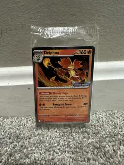 Delphox 013/086 Stamped Promo SEALED Chaos Rising Pokemon Card - Image 1