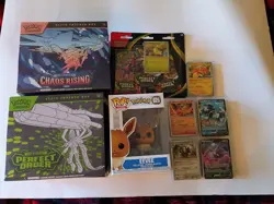 Pokemon 2 ETBS-3 Pack Blister-Sealed Promo Decks-Eevee Funko Pop Collection Lot - Image 1