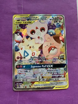 Pokemon Togepi & Cleffa & Igglybuff GX 143a/236 NM Holofoil Promo - Image 1
