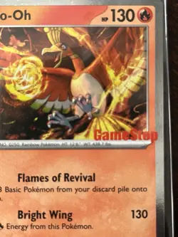 Ho-Oh 010/086 GameStop Promo Card Stamped New! Sealed! Pokemon TCG Chaos Rising - Image 2