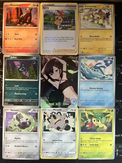 Rare Sexy Anime Waifu Card and 8 pokemon cards - Image 1