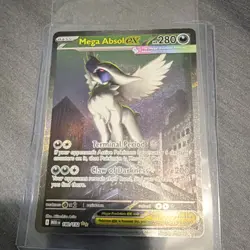 Pokemon TCG Mega Absol EX 180/132 ME01 Mega Evolution Secret Rare Full Art Holo - Image 2