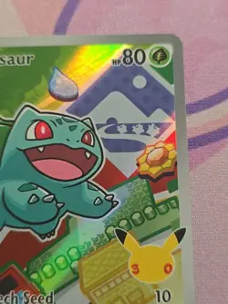 Pokemon TCG - First Partners 30th Anniversary Bulbasaur ENG Black Star Promo 37 - Image 3