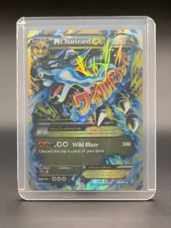 M Charizard EX (X) 108/106 Secret Rare Holo XY Flashfire Pokemon Card - Image 1