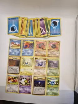 WOTC VINTAGE POKEMON BUNDLE 1st Edition, Base Set, Fossil, Japanese, Energy X75 - Image 1