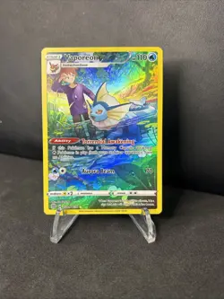 Vaporeon TG02/TG30 Brilliant Stars Trainer Gallery Pokemon TCG Eeveelution - Image 1