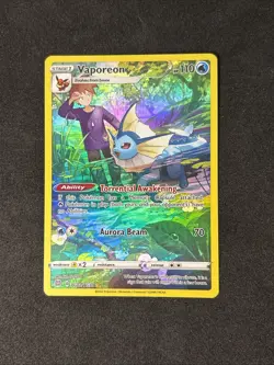 Vaporeon TG02/TG30 Brilliant Stars Trainer Gallery Pokemon TCG Eeveelution - Image 4