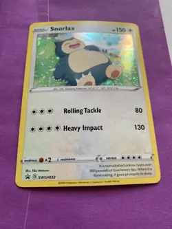 Pokemon Snorlax SWSH032 NM Holofoil Promo - Image 2
