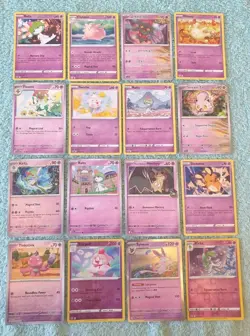 FAIRY TYPES BUNDLE OF POKEMON CARDS #1. - Image 1