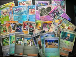 Pokemon TCG Prismatic Evolutions - Pokeball Holos 32 Card Lot R/C/UC - NO DUPES - Image 1