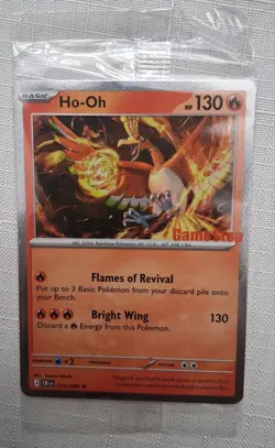 Pokemon Ho-Oh 010/086 Chaos Rising Gamestop Exclusive Promo Card - Image 1