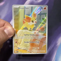 Pokemon Black Star Promo FENNEKIN 080 -ME04: Chaos Rising ETB - Image 2