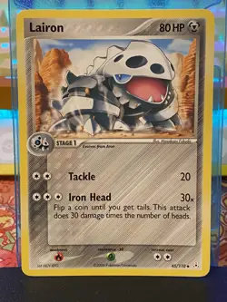 Lairon 45/110 - EX Holon Phantoms - Pokemon TCG English - Image 1