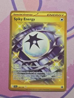 Pokemon TCG Spiky Energy 190/159 Journey Together Secret Rare - Image 1