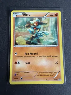 Pokemon TCG Riolu Black White BW33 Holo Promo Cosmos Holo Rare Promo - Image 1