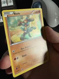 Pokemon TCG Riolu Black White BW33 Holo Promo Cosmos Holo Rare Promo - Image 3