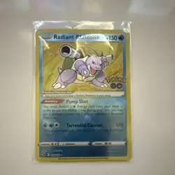 The Pokemon Company Radiant Blastoise 018/078 Pokemon GO Holo English 150HP - Image 1