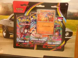Pokemon TCG ME04 Chaos Rising 3 Pack Blister Charmeleon Sealed New FREE SHIP - Image 1