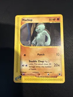Pokemon TCG Machop Expedition 117/165 Regular Common - Image 1