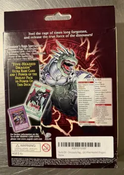 YUGIOH DINOSAUR'S RAGE Special Set 1ST EDITION NOT SEALED Never Opened Damaged - Image 2