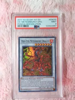 Yu-Gi-Oh! Odd-Eyes Meteorburst Dragon PEVO-EN032 PSA 9 MINT PENDULUM EVOLUTION - Image 1