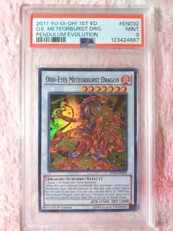 Yu-Gi-Oh! Odd-Eyes Meteorburst Dragon PEVO-EN032 PSA 9 MINT PENDULUM EVOLUTION - Image 5