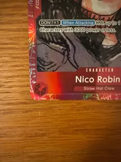 Nico Robin ONE PIECE FILM RED OP01-017 One Piece Card English Official - Image 4