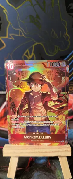 Monkey.D.Luffy (Treasure Booster Set) ST10-006 One Piece Promotion Cards Foil - Image 1