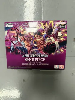One Piece TCG: OP11 A Fist Of Divine Speed Booster Box - Brand New - Unsealed - Image 1