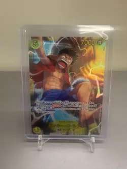 ONE PIECE JAPANESE Monkey D. Luffy OP15-119 SEC Adventure on KAMI's Island - Image 1