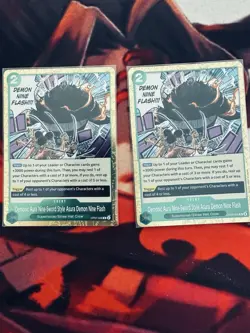 OPTCG 500 YEARS IN THE FUTURE (OP07-036) DEMON NINE FLASH — Set Of 2 - Image 1