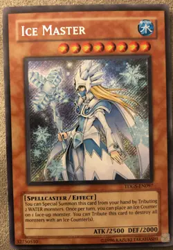 1996 Yugioh Ice Master TDGS-EN097 Secret Rare 1st Edition Mid-Grade - Image 1