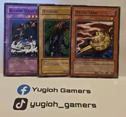 YUGIOH ROARING OCEAN SNAKE SET HEAVY PLAYED UNLIMITED - Image 1