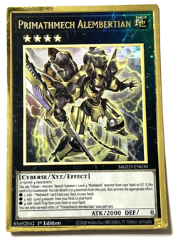 YuGiOh! - Primathmech Alembertian - Premium Gold Rare - Image 1