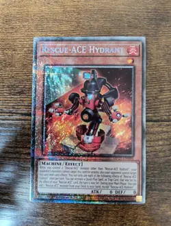 Rescue-ACE Hydrant MP25-EN046 Starlight Rare 2025 Mega Pack Yugioh - Image 1