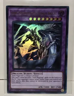 Dark Magician the Dragon Knight LEDD-ENA00 1st Edition Ultra Rare Yugioh TCG NM - Image 1