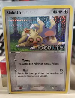 Slakoth 73/107 EX Deoxys Reverse Holo Stamped Pokemon TCG LP - Image 1