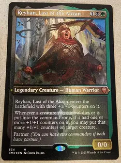 Reyhan, Last of the Abzan - #534 (Foil Etched) Commander Legends - Mtg - Image 1