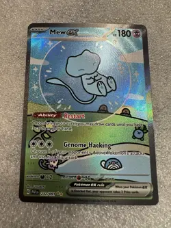 Pokemon TCG Paldean Fates Bubble Mew EX 232/091 Special Illustration Rare SIR NM - Image 2