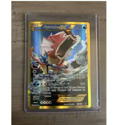 Pokemon TCG Gyarados EX 123/122 XY Breakpoint Secret Rare Full Art Holo Eng 2016 - Image 1
