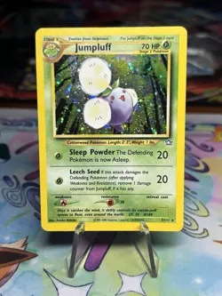 Pokemon Vintage Holo Rare Jumpluff 7/111 Neo Genesis WotC 2000 - Image 1