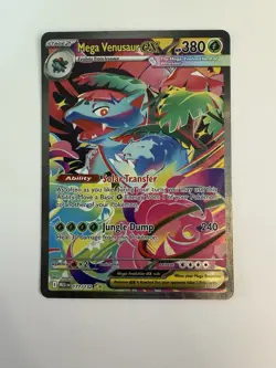 Pokemon Mega Venusaur ex 177/132 Me01: Mega Evolution Holo SIRfg GUI un - Image 1