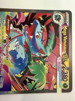 Pokemon Mega Venusaur ex 177/132 Me01: Mega Evolution Holo SIRfg GUI un - Image 2