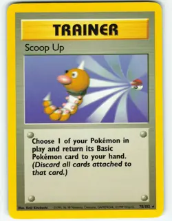 Scoop Up - 78/102 Base Set - Pokemon TCG - 1999 - Image 1