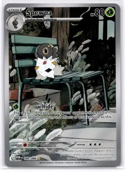 Spewpa 089/088 Perfect Order Illustration Rare Near Mint Pokemon - Image 1