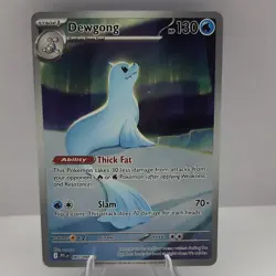 Pokemon Dewgong 097/094 Me02: Phantasmal Flames Illustration Rare Holo 130 HP - Image 1